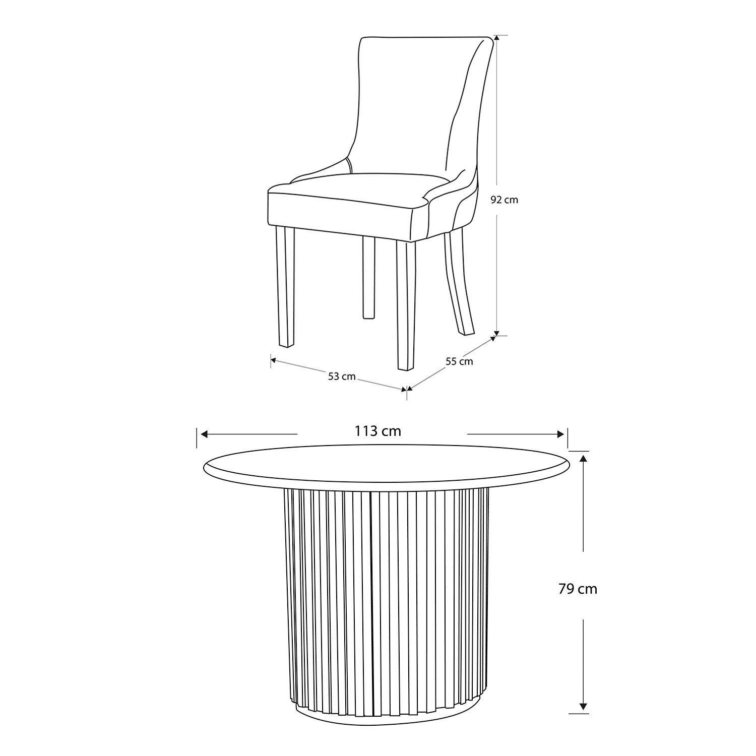 Juego de comedor Firenze - Image 4
